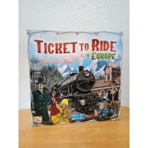 Ticket to Ride Europe Board Game | Days of Wonder | Complete & New